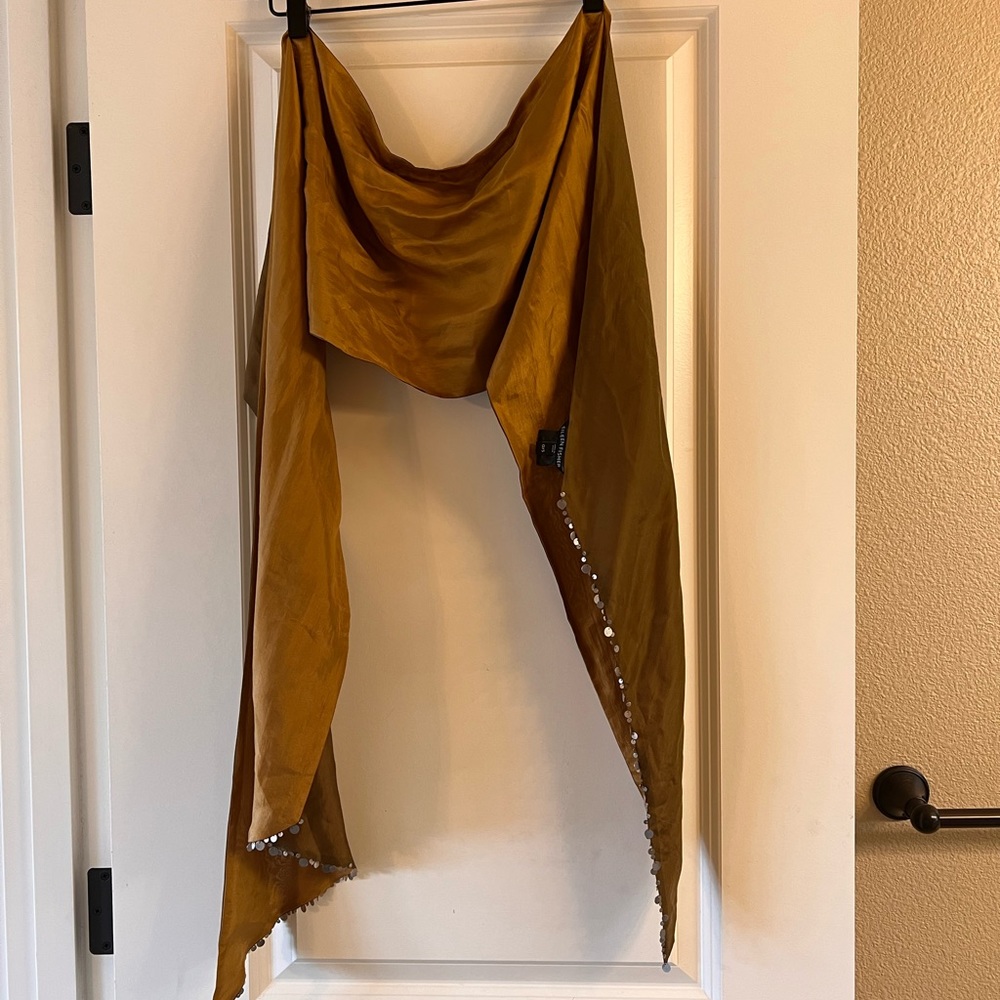Silk scarf by Eileen Fisher